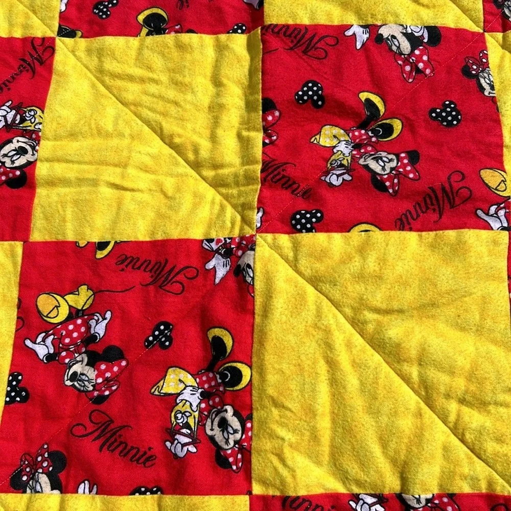 🔥🔥HP🔥🔥NWOT Minnie Mouse 4-pc Handmade Costume Baby Girl Sz 0-6 gift photo op - Picture 12 of 12